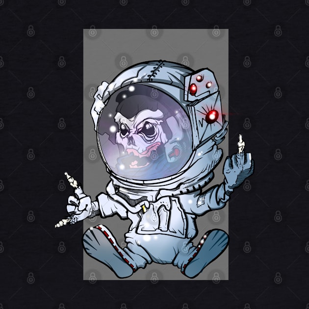 Funny Bad Alien Baby Astronaut by Magdrop